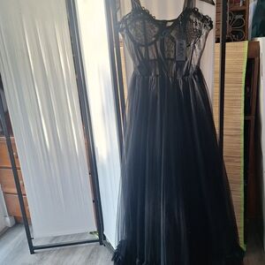 Dolls Kill, Widow, Dances With Death, Elegant Maxi dress.